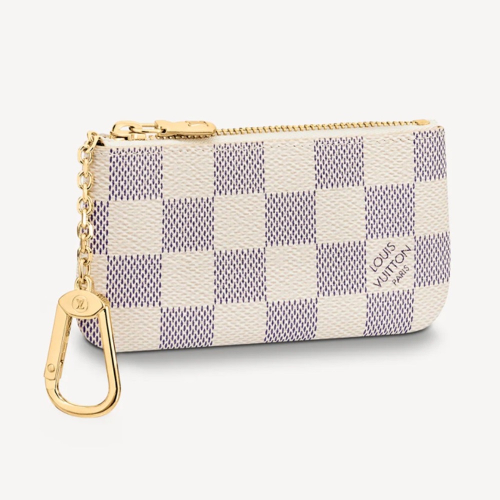LOUIS VUITTON monogram keychain coin holder card holder wallet